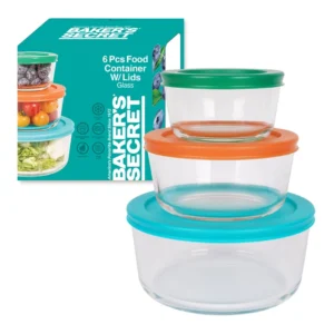 סט 3 קופסאות אחסון עגולות